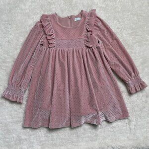Abel & Lula Toddler Girl Pink Long Sleeve Dress Size 24 Months